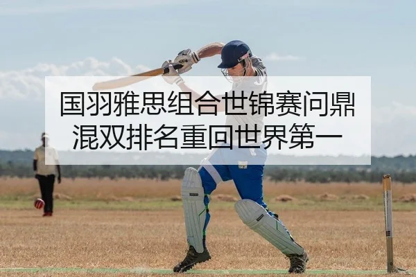 国羽雅思组合世锦赛问鼎 混双排名重回世界第一